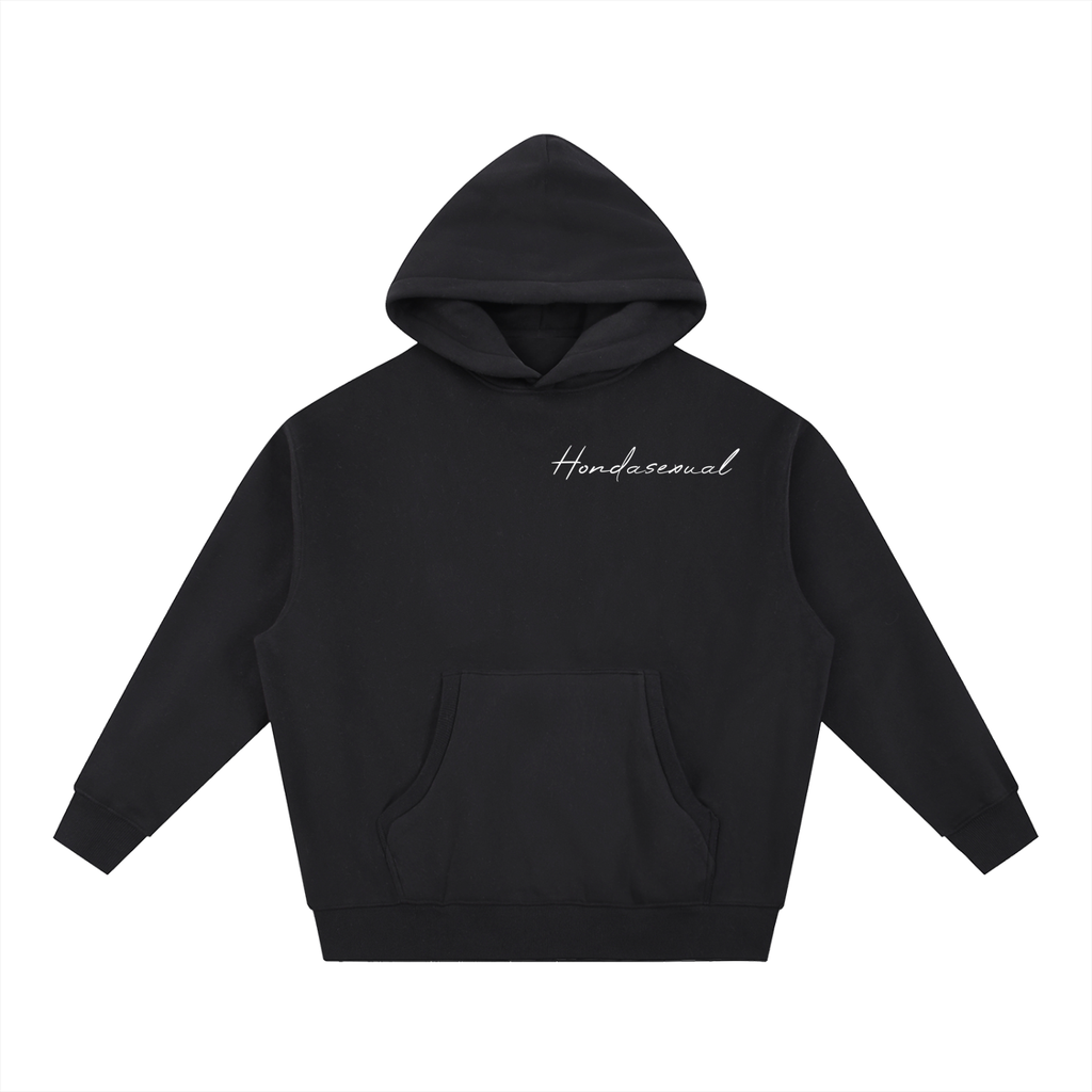 HondaSexual Oversized Boxy Fit Fleece Hoodie